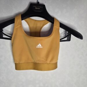 Adidas Mustard Yellow Sports Bra
